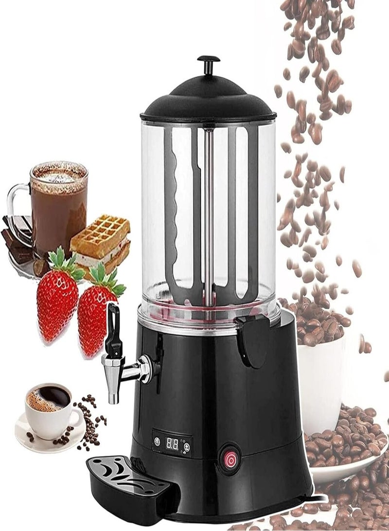 KitchTron Commercial Chocolate Melter Machine 10L | Hot Chocolate Machine with Digital Temperature Control 30°C–90°C | LED Display Stainless Steel Chocolate Dispenser | Warmer for Coffee, Milk & Tea - Image 1